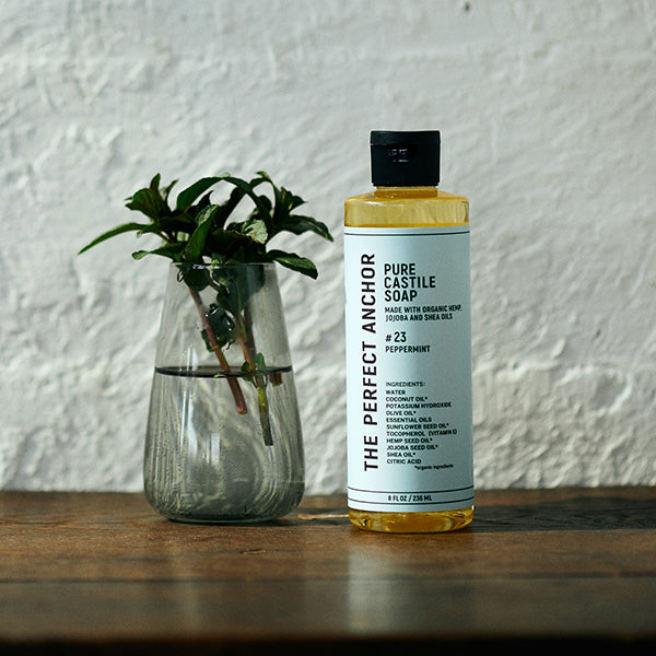The Perfect Anchor Pure Castile Soap, 236ml (Peppermint)