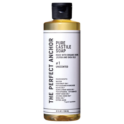 The Perfect Anchor Pure Castile Soap, 236ml (Unscented)