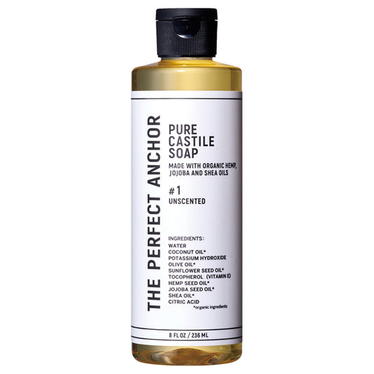 The Perfect Anchor Pure Castile Soap, 236ml (Unscented)