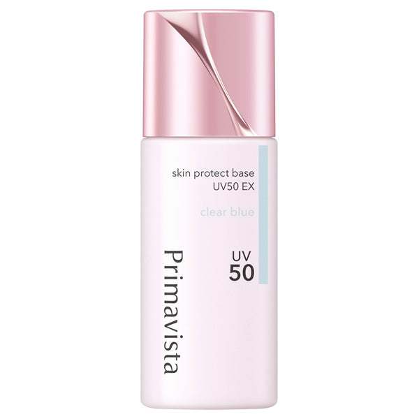 Sofina Primavista Skin Protect Base Sebum-Resistant UV50 EX, SPF50 PA+++, Clear Blue, 25ml