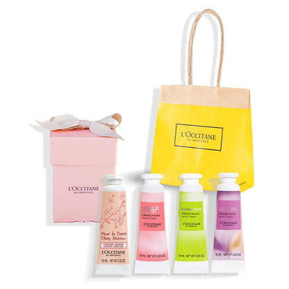 L'Occitane Hand Cream Gift with Happiness, 10ml×4
