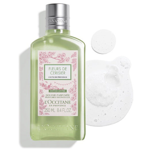 L'Occitane White Muscat Cherry Blossom Shower Gel, 250ml