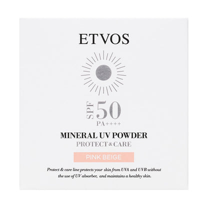 ETVOS Mineral UV Powder X, SPF50 PA++++, Pink Beige, 5g