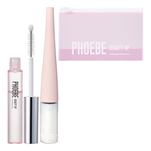 PHOEBE BEAUTY UP Eyelash Serum N2 & Multi Glitter Snow Clear, 5ml/4g