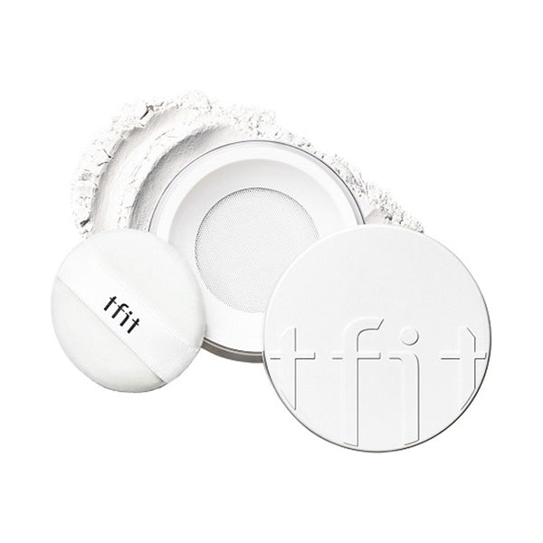tfit Translucent Set Finishing Powder Special Set (01 White), 7g + Brush