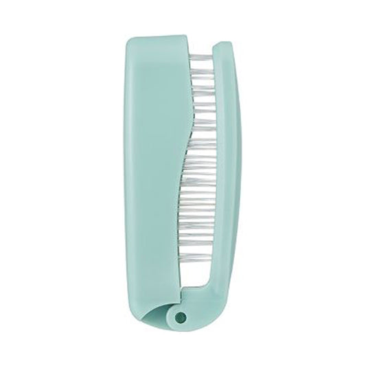 maPEPE Folding Pocket Detangling Brush (Grayish Mint)