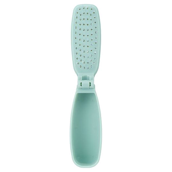 maPEPE Folding Pocket Detangling Brush (Grayish Mint)