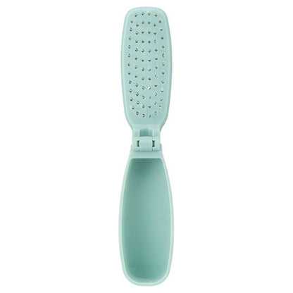 maPEPE Folding Pocket Detangling Brush (Grayish Mint)