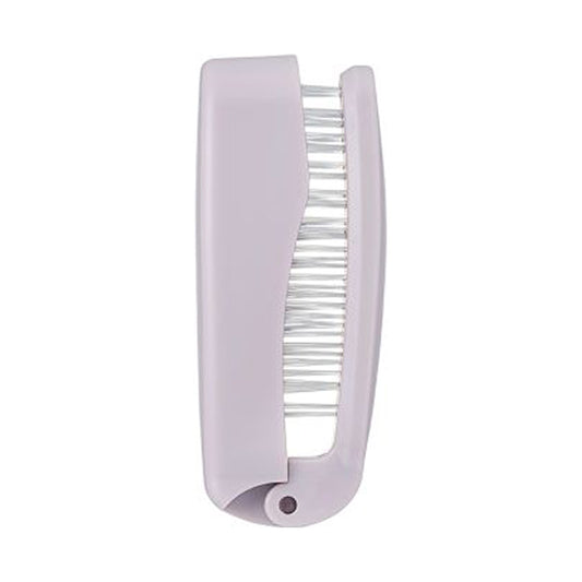 maPEPE Folding Pocket Detangling Brush (Purple Gray)