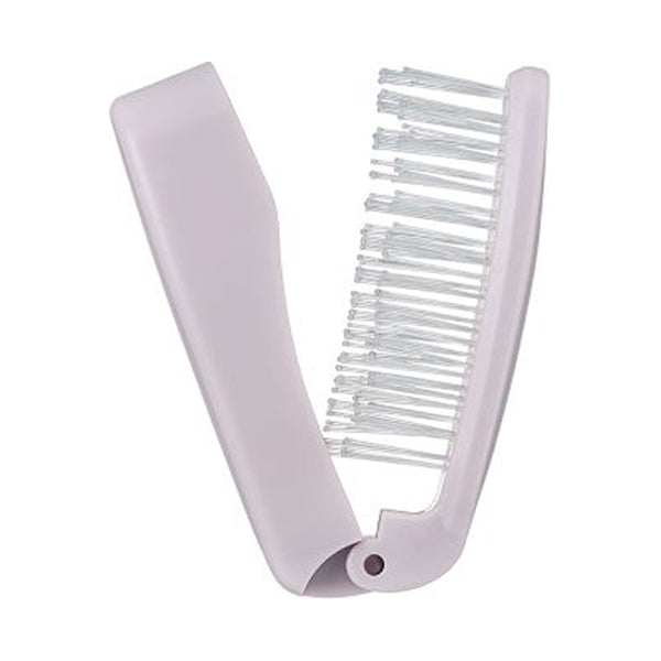 maPEPE Folding Pocket Detangling Brush (Purple Gray)