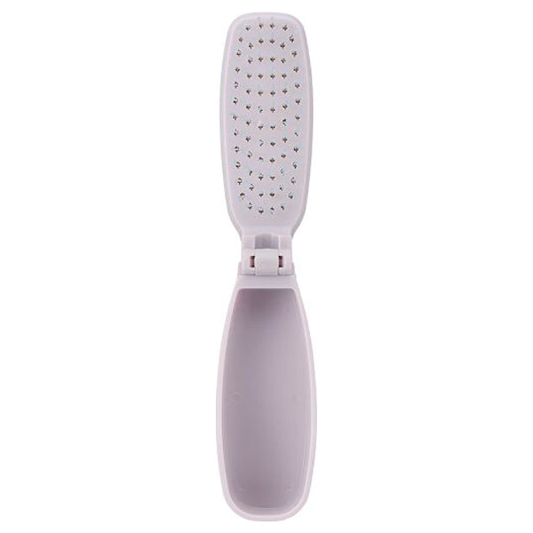 maPEPE Folding Pocket Detangling Brush (Purple Gray)
