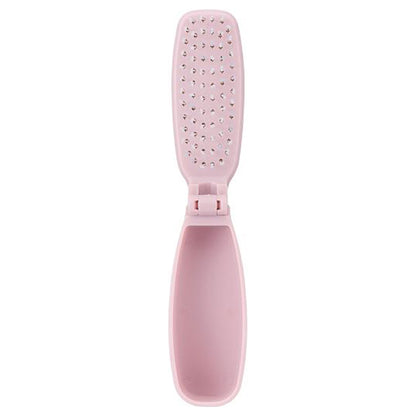 maPEPE Folding Pocket Detangling Brush (Dusty Pink)