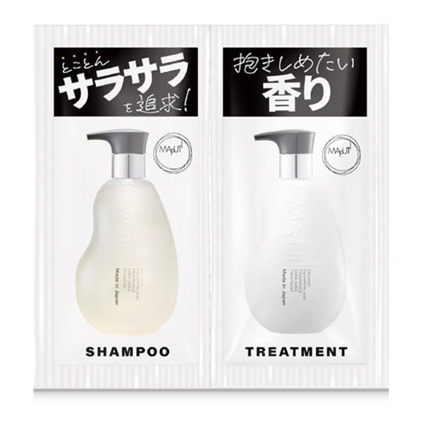 MAPUTI Organic Fragrance Smooth Shampoo & Treatment Trial Set, 10ml, 10ml