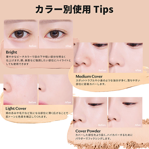 ETUDE Double Lasting Concealer Palette, 01, 5.3g