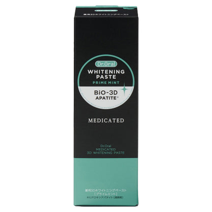 Dr. Oral Medicated 3D Whitening Paste, 90g (Prime Mint)