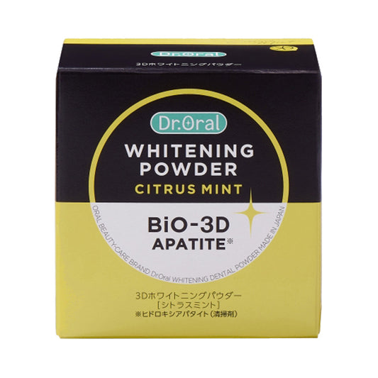 Dr. Oral 3D Whitening Powder, 25g, Citrus Mint, Citrus Mint
