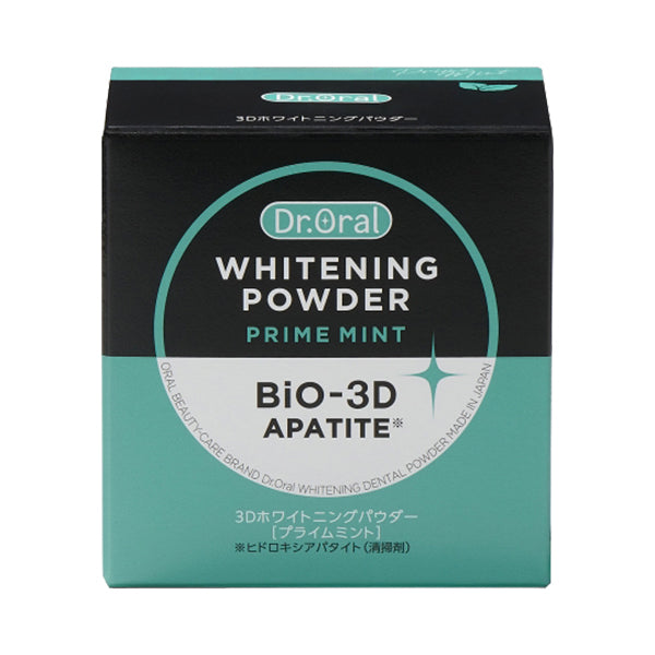 Dr. Oral 3D Whitening Powder, 25g (Prime Mint)