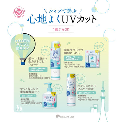 Shigaisen Yohou Cooling UV Foaming Gel F SPF50+ PA++++, 90g