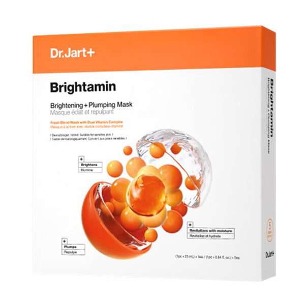 Dr.Jart+ Brightamin Bright Mask, 1 mask x 5 bags