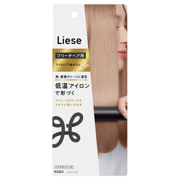 Liese Bleach Hair Iron Primer Serum, 120ml (White Floral & Soap)