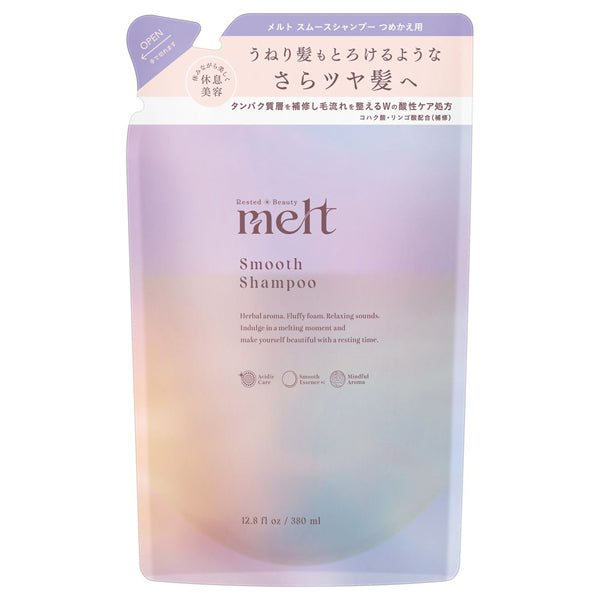 melt Smooth Shampoo Refill, 380ml (Peony & Fig)