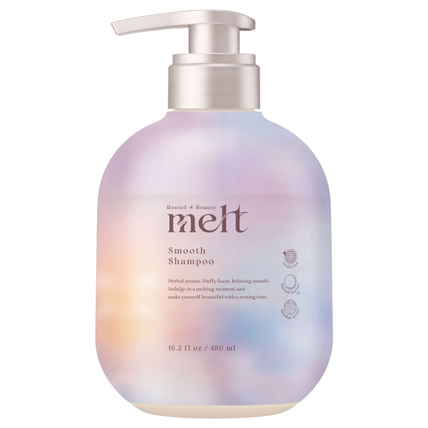 melt Smooth Shampoo Pump, 480ml (Peony & Fig)