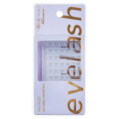 Mish Bloomin' Eyelash Infinity Line Self Extensions, No.602 Natural Under Extensions Black, 54 pieces