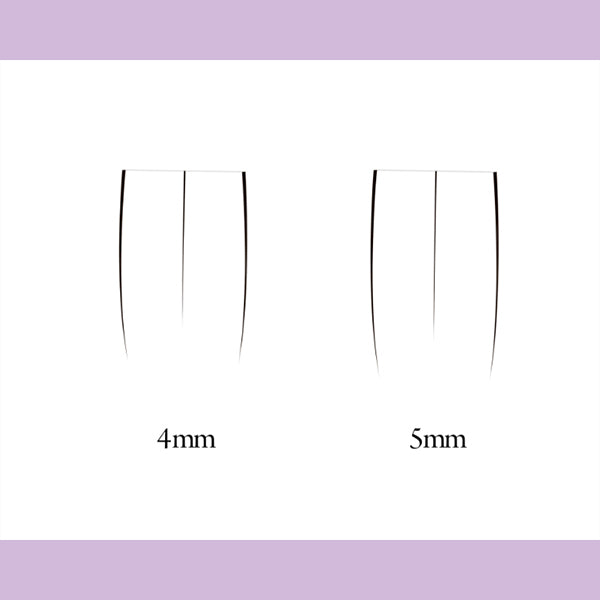 Mish Bloomin' Eyelash Infinity Line Self Extensions, No.602 Natural Under Extensions Black, 54 pieces