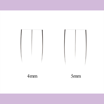 Mish Bloomin' Eyelash Infinity Line Self Extensions, No.602 Natural Under Extensions Black, 54 pieces