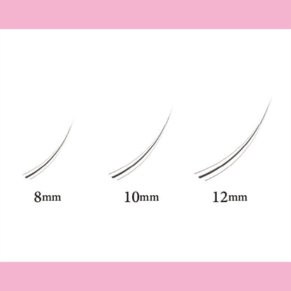 Mish Bloomin' Eyelash Infinity Line Self Extensions, No.504A Type Extensions Black, 120 pieces