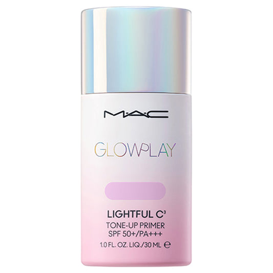 M.A.C Glow Play Lightful C3 Tone Up Primer SPF 50+, SPF50+ PA+++, Lightly Lavender, 30ml