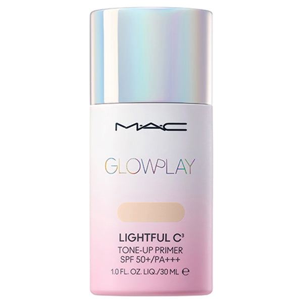 M.A.C Glow Play Lightful C3 Tone Up Primer SPF 50+, SPF50+ PA+++, Fresh Peach, 30ml