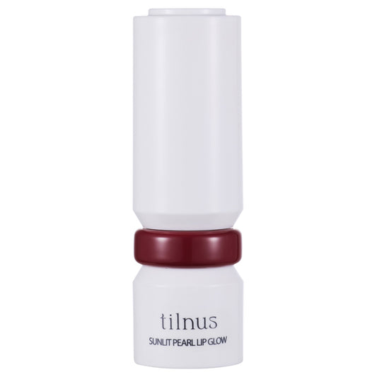 tilnus Sunlit Pearl Lip Glow (12 Crimson Ray), 3.0g