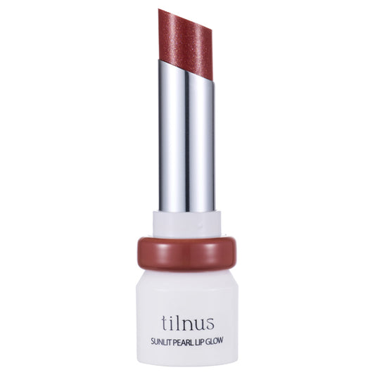 tilnus Sunlit Pearl Lip Glow (04 Morning Fig), 3.0g