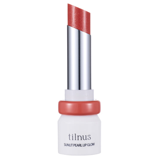 tilnus Sunlit Pearl Lip Glow (03 Peach Aurora), 3.0g
