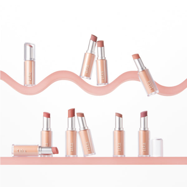 Laka Bulky Matte Lipstick, #408 Bebe Almond, 4g