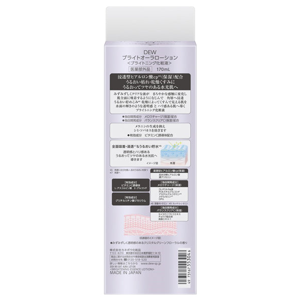 DEW Bright Aura Lotion, 170ml, Crystal Green Floral