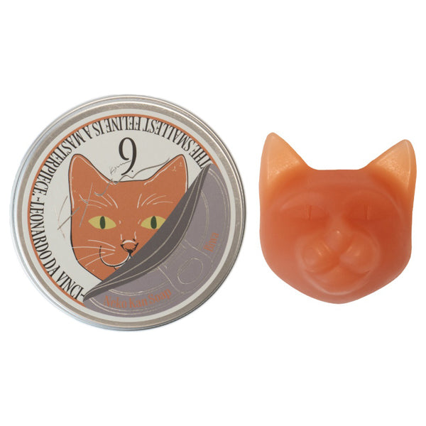 9.KYUU Cat Can SOAP (Biwa 2), 75g