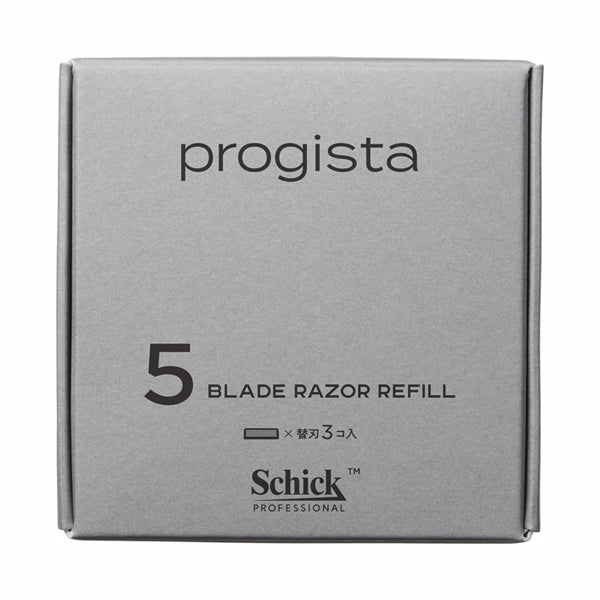 Progista 5-Blade Razor Replacement Heads, 3 Pack