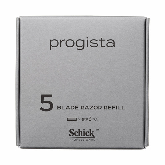 Progista 5-Blade Razor Replacement Heads, 3 Pack