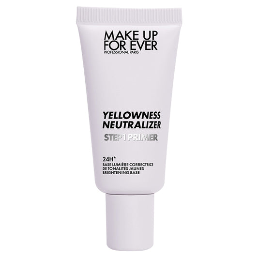 MAKE UP FOREVER Step 1 Primer Color Corrector, Travel Size, Yellowness Neutralizer, 15ml