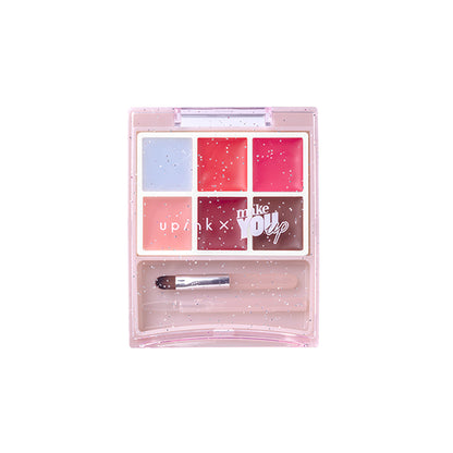 upink Peach mood lip palette, fruit jewel