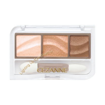 CEZANNE Lighting Up Eyeshadow, 01 Royal Beige, 1.7g