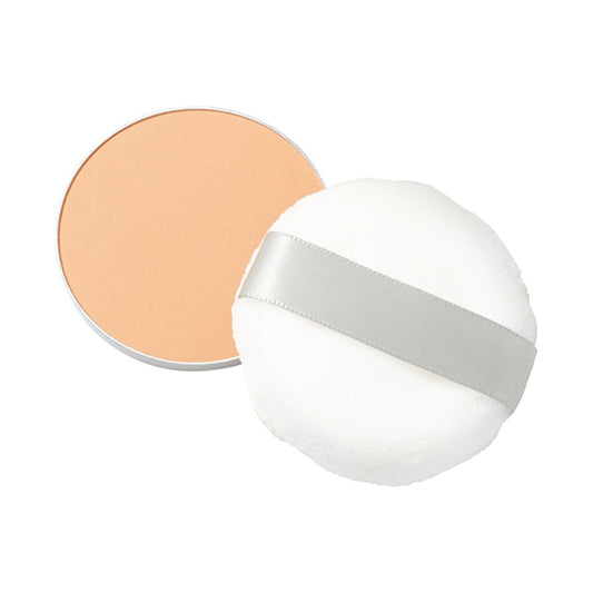 Orbis U Rested Airy Skin Powder, SPF10 PA+, Refill (with pressed powder puff), Natural, 9g