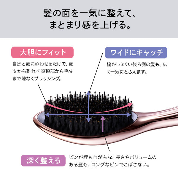 ReFa Ale Brush Ray, Rose Gold, [Main unit] Approx. 125g [Stand] Approx. 62g