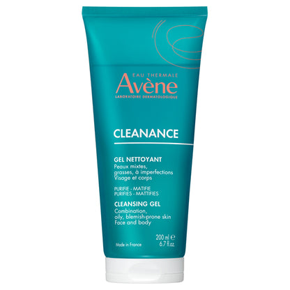 Avene Cleanance Oil Control Gel Wash, 200ml, Refreshing and moisturizing feel