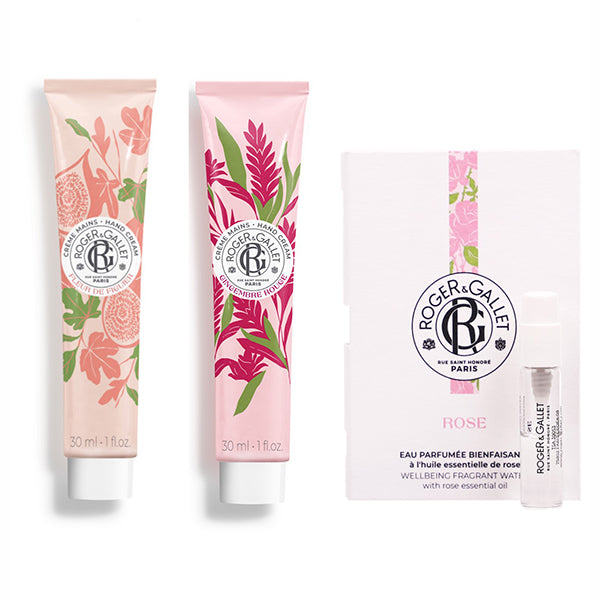Roger & Gallet Crème Mains Kit (Gingembre Rouge & Figuier)