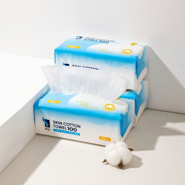 ITO Skin Cotton Towel 100, 100 sheets