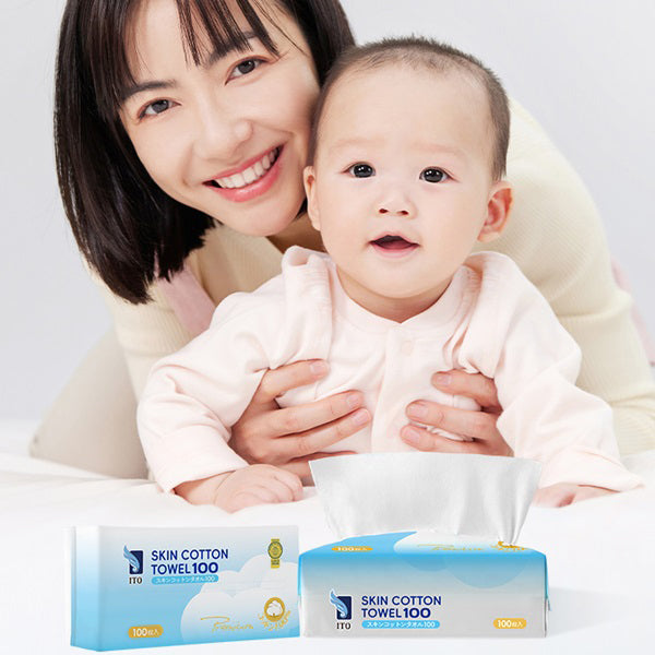 ITO Skin Cotton Towel 100, 100 sheets