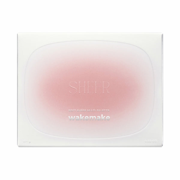WAKEMAKE Soft Sheer Multi Palette, 02, 6.4g, No powderiness! A composition of different textures